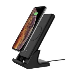 Powerology 2 in 1 Fast Wireless Power Bank 10000mAh - Black